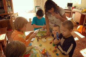 Enfants qui jouent - Irkoutsk