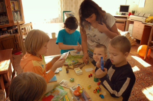 Enfants qui jouent - Irkoutsk